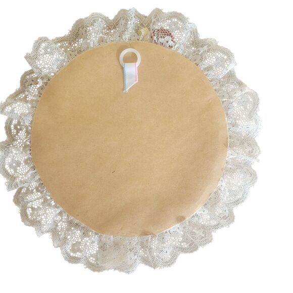 Vintage Chicken Quilted Embroidery Patchwork Quilt Style Wall Art Hen Rooster - Picture 5 of 9